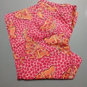 Lily butterfly ankle capri pants